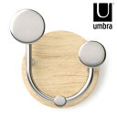 umbra アンブラ フック メロディ バレットフック 壁掛け デザインフック コートハンガー 木製 壁 壁面収納 玄関 収納 カバン 帽子 北欧 おしゃれ ス...