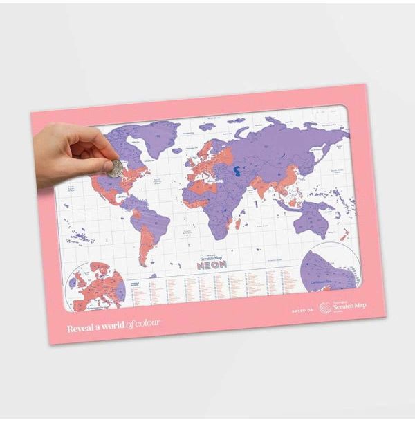 SUCK UK スクラッチマップ パープル(代引不可)