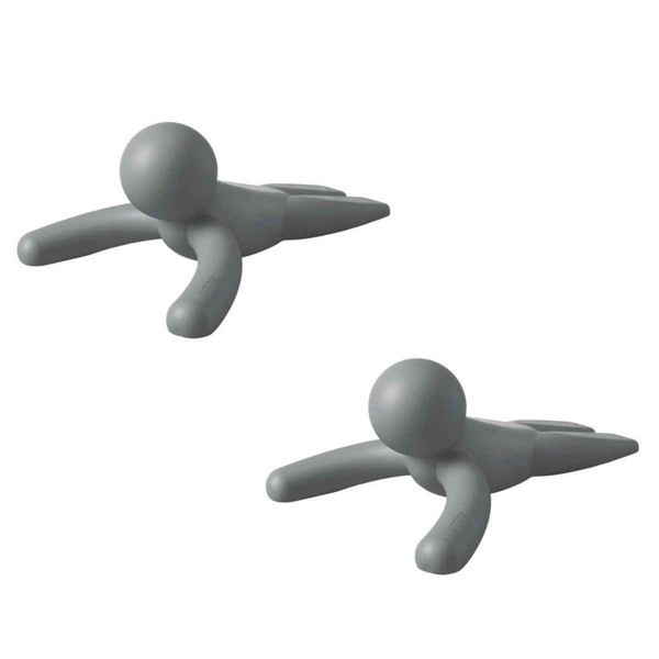 【商品説明】Umbraのオリジナルキャラクター、バディーのかわいいドアストッパー2個セットです。手触りが柔らかなラバー製で、どんな床面に置いても滑らずにドアをしっかり固定します。ラバー素材なので、床を傷つけずにご使用いただけます。家族や友人へのちょっとしたギフトにも人気です。【商品情報】■サイズ約 幅15×奥行10.5×高さ5.5（cm） 最薄部：5（mm） 重量：約 140g■材質ラバー■生産国中国製■セット内容2個セット【代引きについて】こちらの商品は、代引きでの出荷は受け付けておりません。【送料について】北海道、沖縄、離島は送料を頂きます。