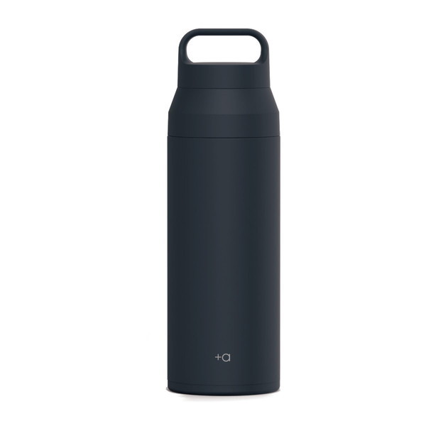 水筒 プラスエーハンドル付きボトル 500ml ブラック(代引不可)【送料無料】