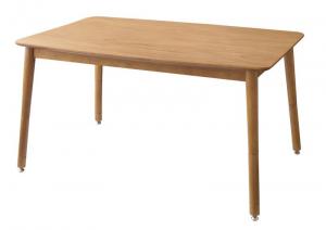 ダイニングテーブル 4人 天然木 オーク ナチュラル こたつ テーブル 4段階 高さ調節 ダイニングこたつテーブル単品 幅120 組立設置付(代引き不可)【送料無料】