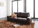 　モジュールローソファ　【Luciano】ルチアーノModule sofa／自由に組み合わせ可能！どんなスタイルにもフィット。Choice freely／セットでも単品でも。後から買い足しもOK！Low type／座面高28cmのロータイプでゆったり。Modern design／スマートでシンプルなモダンデザイン。Module sofa／いつでも、変化を楽しめる、魔法の6アイテム。モジュールソファって？モジュール式のソファは、その時々のスタイルに合わせて変化が可能なこと。6パーツを自由に組み合わせて、思い通りのソファにできることがポイントです。今は夫婦2人でも、子供が増え生活スタイルが変わる可能性がある方などに、とりあえず予算内の買い物をして、あとで足りない分を買い足すこともできる、まさに今にフィットするソファです。story.01/夫婦、水入らず。／「今は夫婦二人で・・・」例えば、新婚さん。はじめは夫婦水入らずでくつろぎたいからコーナーカウチタイプをチョイス。脚も伸ばせてゆったりとくつろげるタイプで大人の二人にぴったり。story.02/模様替えで気分転換。／「たまには、気分で模様替えも楽しみたい」寛ぎのかたちを、いつでも好きなように変えることができるのも、このソファのいいところ。今日はちょっと気分を変えてゆったりしてみませんか？story.03/ホームパーティ！／「そして夢はこんなスタイル」気軽に買い足すことができるので、ホームパーティも夢じゃありません！広いお部屋に引っ越す夢もふくらみます。Choice freely／セットでも単品でも。好きな時に、好きなだけ。大人買いも歓迎です。セットは7タイプ、単品は6タイプ。大勢で集まるのにおすすめのコーナータイプ、コーナーカウチタイプから、シンプルなタイプと幅広い品ぞろえ。必要な時に必要なものを購入できます。【セット】コーナーソファ6点コーナーソファ4点コーナーソファ3点コーナーカウチソファ2人掛け・肘あり3人掛け・肘あり3人掛け・肘なし【単品】1人掛け・肘なし2人掛け・肘なし1人掛け・肘あり（右）1人掛け・肘あり（左）コーナーオットマンModule sofa／ワンランク上の、違いが分かる人へ。スマートなデザイン性。Design.01/Low style／低く、くつろぐ。 日本人ならではの、床に近い生活。ソファがあってもいつのまにか床に座ってくつろいでることありませんか？そんな昔ながらの日本人の心を、現代のリビング空間に合わせてデザインしたときに、低すぎず、高すぎないこの高さになりました。圧迫感を無くし、狭い部屋にも解放感が生まれます。Design.02/Material／質感、本格的。奥ゆきがあるその見た目は、特別加工されたレザーのなせる技。本革と見間違えるほどの質感がちょっぴり贅沢な気分へ。よくある合皮とは違い、味わいある雰囲気が特別感を醸し出します。汚れや傷にも強く、お手入れも簡単にしていただけます。Design.03/Modern／普遍的な、モダン。シンプルで飽きのこないデザインでありながら、重厚感があるルチアーノ。肘はかっちりと、クッション部分には少し表情を。座面クッションにはボタンとスティッチを入れ、ほどよいお洒落感を演出。肘も、昼寝をするにはちょうどいい高さです。High quality／くつろぐための座り心地と、サイズ感。もっちりと、ゆったり。Quality.01/Comfortable／心地よさ、続く。ゆったり過ごしたいソファは、どれだけくつろげるかがポイント。座面クッションはほどよい硬さ。背クッションは、背中をゆったりと預けられるように、体をふんわりと包み込んでくれる感触です。Quality.02/Large size／奥行、ひろびろ。ひろびろとしたサイズ設計で、男性でも女性でも、ゆったりとソファの上で過ごしていただけます。ちょっと疲れたら自然にごろっとしたくなるサイズ感。自分だけの静かな時間が流れます。※check：連結テープ付き／それぞれのパーツは、連結テープでソファ同士をつなげて離れないように固定することができます。※check：マジックテープ付き／座・背クッションともに、裏面にはマジックテープがついているので、本体へしっかりと固定することができます。▼セットを選ぶ▼1P×3+コーナーソファ4点セット1P+2P+コーナーソファ3点セットソファ2点セット (現在表示中)肘あり 1P×3ソファ3点セットソファ2点セット