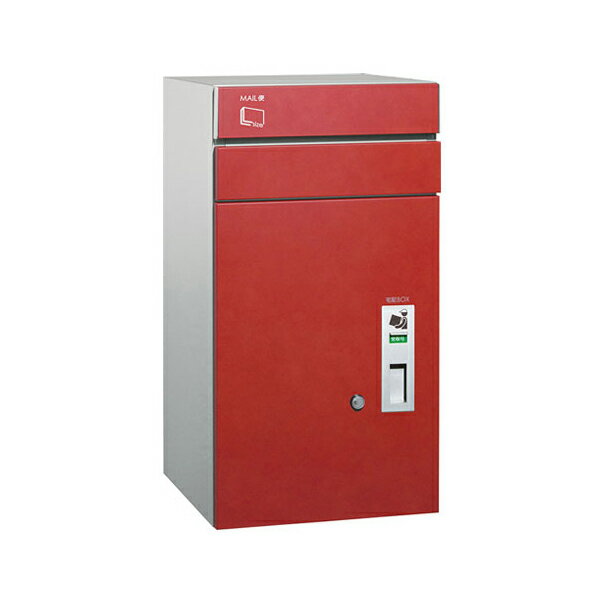 【コルディア100　ポスト有り　左開きタイプ　前出し】　宅配ボックス 一戸建て用 屋外 宅配ポスト 機能ポール ポスト　 (代引不可)【送料無料】