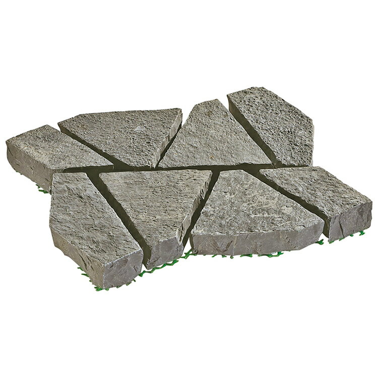 フィレット ジオ チャコールミックス ブロック タイル 建築金物 建材 住宅設備 内装資材 タイル DIY 建築 庭 お花 可愛い 北欧 ガーデンファニチャー(代引不可)【送料無料】(4.0)