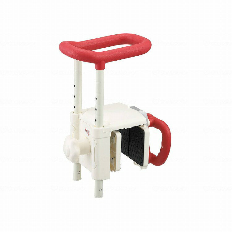 ○ポイント1トルク制御で適正な取り付けハンドルの締め付けの際、カチッと音が鳴るまで回せば、締め付け不足や浴槽破損を起こさない、適正な力で取り付けができます。○ポイント2浴槽のコーナー部分にも取り付け可能1cmまでの湾曲幅に対応出来ます。○ポイント3ループ形状のグリップ利点1：洗い場での動作補助に使う事が出来ます。・シャワーベンチからの立ち上がりに。・浴室内での移動に。利点2：両手でしっかりにぎる事で浴槽をまたぐ動作が安定します。○ポイント4浴槽や利用者に合わせて高さ調節が出来ます・浴槽に合わせて高さ調節低い浴槽も高い浴槽も握りやすい高さに設定できます。・体格に合わせて高さ調節小柄な方も大柄な方も握りやすい高さに設定できます。・幅調節取付幅を浴槽幅に合わせて調節できます。・内グリップ内グリップは、丸形なので色々な角度からにぎる事が出来ます。○取付可能な浴槽の壁厚4.5〜13cm対応※浴槽内壁に傾斜があるときは（4.5〜12.5cm）です。○最大使用者体重：80kg○浴槽上縁から11・14・17・20・23・26cm（6段階）材質フレーム：アルミニウム樹脂部分：ポリプロピレン、ポリエチレングリップ表面：エラストマー規格詳細商品サイズ：幅17×奥行30〜36×高さ42cm商品重量：約3.5kg付属品：段差補正板（3枚）、L字レンチ生産国：0メーカー：アロン化成※メーカーの都合によりパッケージ、内容等が変更される場合がございます。当店はメーカーコード（JANコード）で管理をしている為それに伴う返品、返金等の対応は受け付けておりませんのでご了承の上お買い求めください。【代引きについて】こちらの商品は、代引きでの出荷は受け付けておりません。【送料について】北海道、四国、九州は別途送料を頂きます。【配送について】沖縄、離島は配送できません。予めご了承ください。