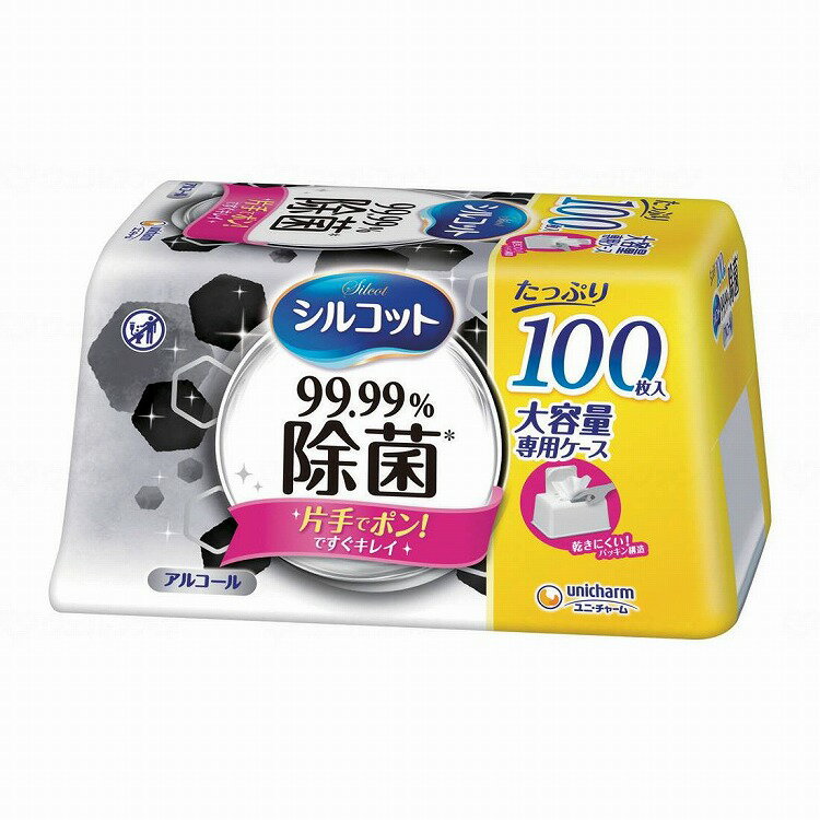 樂天商城 - ユニ チャーム シルコット99.9%除菌WT本体大容量100 ケース(代引不可)【送料無料】