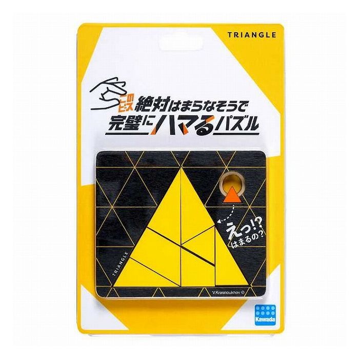 カワダ このピース絶対はまらなそうで完璧にハマるパズル トライアングル KR-01(代引不可)【送料無料】