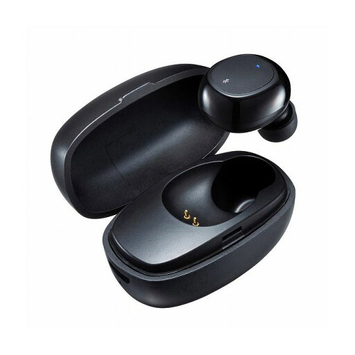 サンワサプライ 超小型Bluetooth片耳ヘッドセット(充電ケース付き) MM-BTMH52BK(代引不可)【送料無料】 サンワサプライ 超小型Bluetooth片耳ヘッドセット(充電ケース付き) MM-BTMH52BK(代引不可)【送料無料】