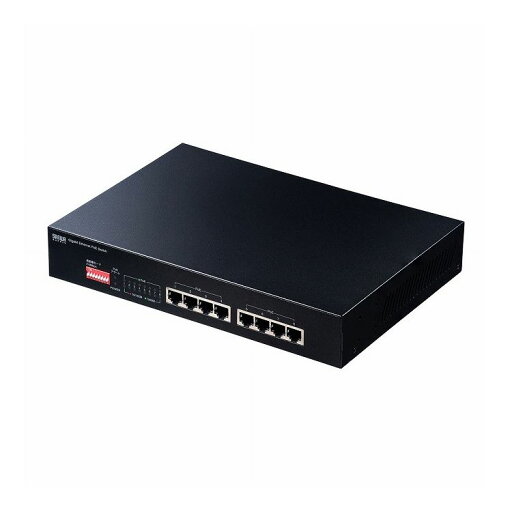 長距離伝送・ギガビット対応PoEスイッチングハブ 8ポート LAN-GIGAPOE81(代引不可)【送料無料】 長距離伝送・ギガビット対応PoEスイッチングハブ 8ポート LAN-GIGAPOE81(代引不可)【送料無料】