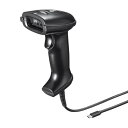 サンワサプライ Type-C 2次元バーコードリーダー BCR-TC2D1BK(代引不可)【送料無料】