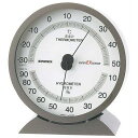 EMPEX (エンペックス) 温度・湿度計 スーパーEX高品質 温度・湿度計 卓上用 EX-2717 メタリックグレー