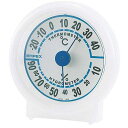 品番：TM-5521サイズ：(約)H9.3xW8.9xD3.5cmカラー：クリアホワイト素材：(外枠材質)ABS樹脂重量：約80g仕様：卓上用・壁掛可、(機能)温度・湿度計机まわり、化粧台、洗面所など、どこに置いてもキュートで可愛い温度・湿...