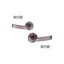 川口技研 レバーハンドル ドアレバー Jレバー No.24シリーズ JL-24-1M-Br B/S50mm ブラウン GIKEN ドアノブ バックセット 50mm おしゃれ DIY【送料無料】
