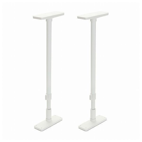 家具転倒防止ポール 65 2本入 マットホワイト UEQ-65W 平安伸銅工業