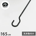ナガエ hoss NAGAE 室内物干金物 スポット式 zero ブラック 655mm NS-IMAA01-65-BK 室内用物干金物おしゃれ 北欧 インテリア ワンポイント 洗濯 室内 室内干し【送料無料】