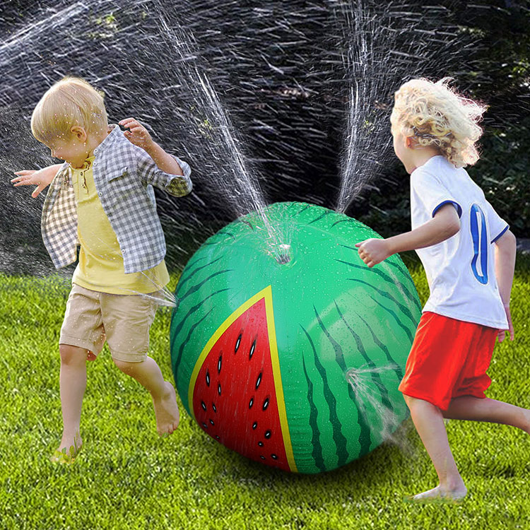 噴水スイカシャワー ビーチボール プール 水遊び ボール スイカ 噴水 子供 BBQ キャンプ アウトドア【送料無料】【S1】