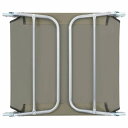 vidaXL 折りたたみサンラウンジャー 2点 スチール&布製 トープ家具 アウトドア家具 屋外椅子 サンラウンジャー(代引不可)