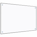 vidaXL キッチン用 汚れ防止板 透明 90x60cm 強化ガラス製ホーム&ガーデン キッチン&ダイニング キッチンツール&調理器具(代引不可)(3)