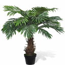vidaXL サイカスヤシ 人工観葉植物 ポット付き 80cmホーム&ガーデン デコレーション 造花(代引不可)
