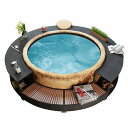 vidaXL ホットタブサラウンド(浴槽周り家具) ブラック ポリラタンホーム&ガーデン プール&スパ プール&スパ用アクセサリー(代引不可)【送料無料】