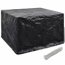 vidaXL ガーデン家具カバー 8穴 135 x 135 x 90 cm家具 屋外家具アクセサリ 屋外家具カバー(代引不可)