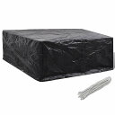 vidaXL ガーデン家具カバー 10穴 260x260x90 cm家具 屋外家具アクセサリ 屋外家具カバー(代引不可)