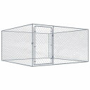 vidaXL 屋外用犬小屋 亜鉛メッキ鋼製 2x2x1mAnimals & Pet Supplies ペット用品 犬用品 犬小屋・ドッグラン(代引不可)