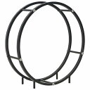 vidaXL 薪ラック ブラック 70x20x70cm スチール製ホーム&ガーデン 暖炉・木製ストーブ用品 丸太ラック・キャリーバッグ(代引不可)