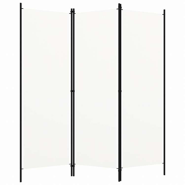 vidaXL 間仕切り 3枚パネル り ホワイト 150x180cm家具 間仕切り(代引不可)
