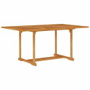 vidaXL ガーデンテーブル 150x90x75cm チーク無垢材家具 アウトドア家具 アウトドアテーブル(代引不可)