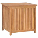 vidaXL ガーデン収納ボックス 60x50x58 cm チーク無垢材家具 アウトドア家具 屋外収納ボックス(代引不可)