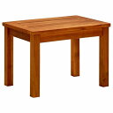 vidaXL ガーデンコーヒーテーブル 50x35x36cm アカシア無垢材家具 アウトドア家具 アウトドアテーブル(代引不可)