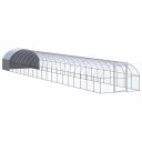 vidaXL 屋外鶏小屋 3x20x2 m 亜鉛メッキ鋼製動物&ペット用品 ペット用品 小動物用品 小動物 飼育・ケージ(代引不可)(4)