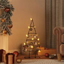 vidaXL 金属製クリスマスツリー デコレーション用 ブラック 60cmホーム&ガーデン デコレーション シーズン&ホリデーデコレーション クリスマスツリー(代引不可)