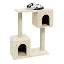 vidaXL キャットタワー サイザル麻製 爪とぎポール付 60cm クリーム Animals Pet Supplies ペット用品 猫用品 猫用家具(代引不可)【送料無料】