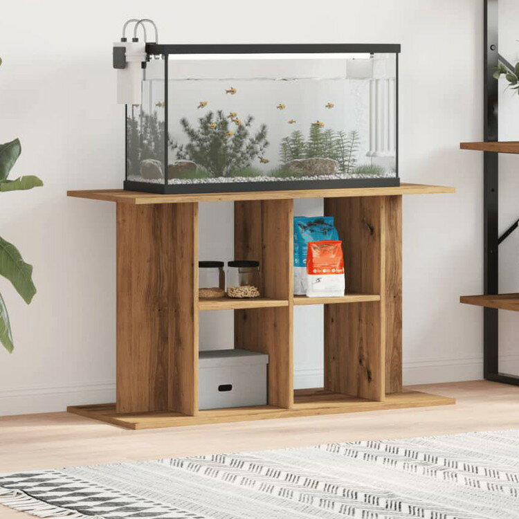 vidaXL 水槽スタンド アーティザンオーク 100×40×60cm エンジニアードウッド 動物 ペット用品 ペット用品 魚用品 Aquarium Stands(代引不可)