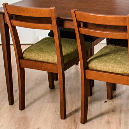 ダイニングチェア2脚セット ダイニング ダイニングチェア チェア チェアー 木製チェア クッション(代引不可)【送料無料】