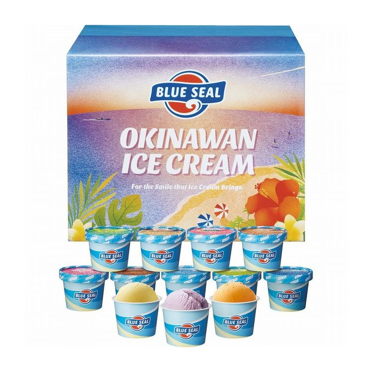 沖縄 ブルーシールアイス12個セット 食品 ギフト プレゼント 贈答 熨斗 のし 贈り物 記念日 お祝い 冠婚葬祭 内祝 御祝 御見舞 快気祝 御仏前 志 お供 御歳暮 御中元(代引不可)【送料無料】