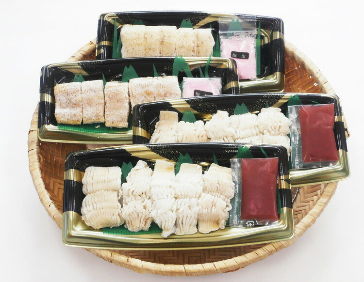 リコメン堂キッチン館のお中元 徳島 「吟月」 はも湯引きと炙り詰合せ ギフト 産直 ご当地グルメ 熨斗 贈り物 のし対応 (代引不可)【送料無料】｜アングル2