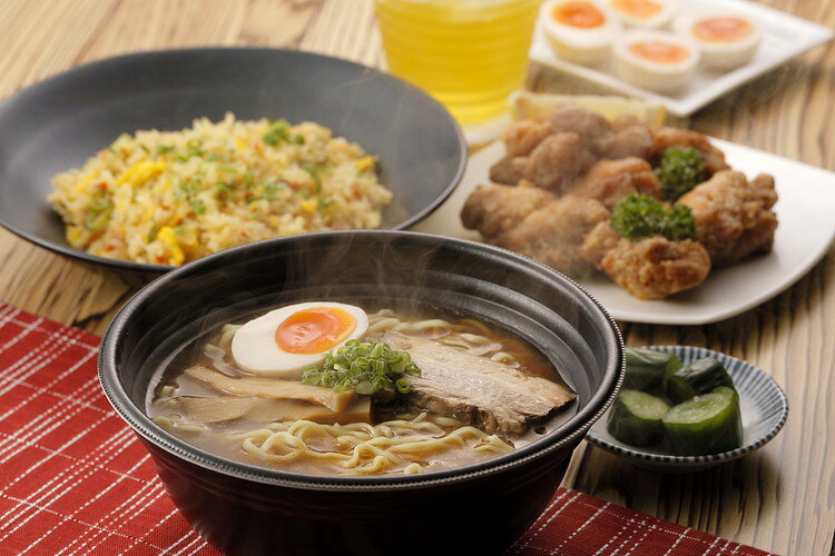 お中元 福島 「河京」 喜多方ラーメンレンジ麺しょうゆ味 みそ味4個セット ラーメ...