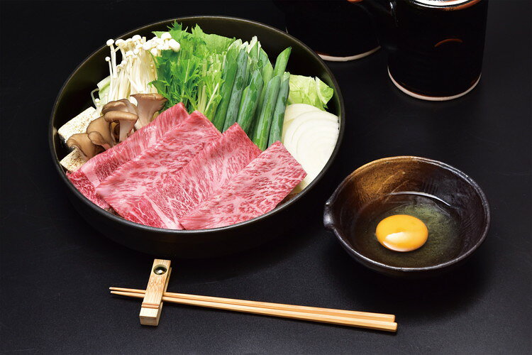 お中元 滋賀 松喜屋 近江牛すきやき しゃぶしゃぶ用 350g ギフト 産直 ご当地グルメ 熨斗 贈り物 のし対応 (代引不可)【送料無料】 rcmdki-10423289 リコメン堂キッチン館 サンプル画像2