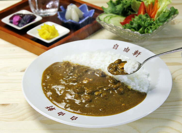 リコメン堂キッチン館のお中元 大阪 自由軒 昔ながらの黒ラベルカレー4食セット カレー ギフト 産直 ご当地グルメ 熨斗 贈り物 のし対応 (代引不可)【送料無料】｜アングル2