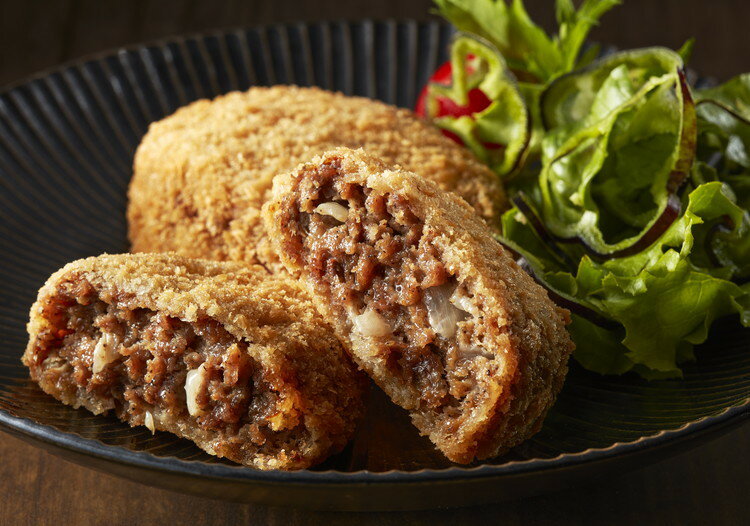 大阪 洋食Revo 黒毛和牛メンチカツ12個 お年賀 冬ギフト 寒中 見舞い 年始 年賀 お取り寄せグルメ プレゼント 熨斗 のし 贈り物 お祝い 御見舞 食品(代引不可)【送料無料】 2