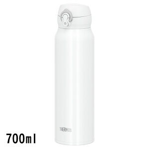 サーモス THERMOS 真空断熱ケータイマグ 700ml JNL-755 WHGY ホワイトグレー ワンタッチ 軽量 コンパクト 保温 保冷 ステンレス ボトル 水筒 携帯マグ 丸洗い【送料無料】