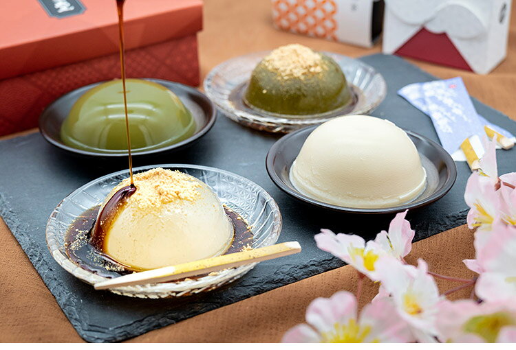 リコメン堂キッチン館の亀久堂 吉野葛 すいーつ (くず餅・くずぷりん) 詰合せ 2段 産地直送 産直 食品 食べ物 お取り寄せ グルメ ご当地グルメ 和菓子 スイーツ 葛 餠 プリン 抹茶(代引不可)【送料無料】｜アングル2