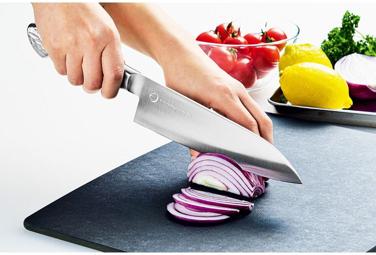 Sanjo High-Carbon Steel 180mm Santoku (All-Purpose Knife) | Japanese Kitchen Knife – view 3