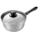 日本製 燕三条 ステンレス片手鍋18cm(代引不可)【送料無料】(3)