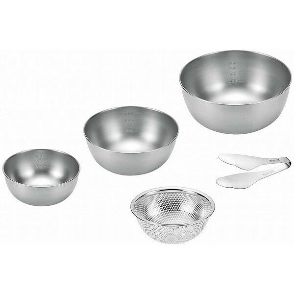 日本製 燕三条 ボウル4点セット (トング付) (ボウル21cm&18cm&15cm&パンチングボウル15cm)(代引不可)【送料無料】