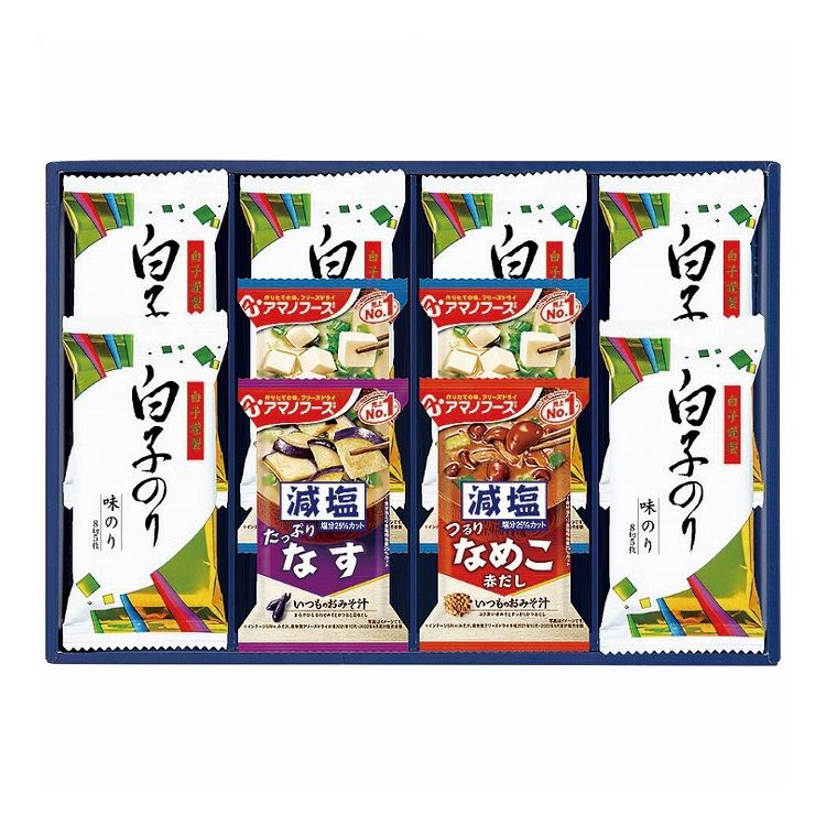 味之庵 アマノフーズ&白子味のりギフト 6392-30 エルスト のり 味付け海苔 海苔 調味料 ギフト 贈り物 贈答品 グルメ【送料無料】