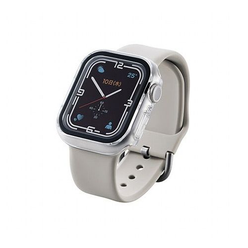 エレコム Apple Watch41mm用フルカバーケース プレミアムガラス セラミックコート AW-21BFCGCCR(代引不可)【メール便配送】【送料無料】 エレコム Apple Watch41mm用フルカバーケース プレミアムガラス セラミックコート AW-21BFCGCCR(代引不可)【メール便配送】【送料無料】